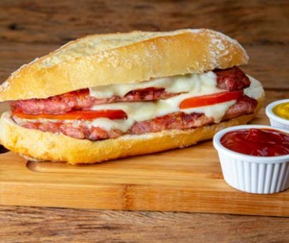 Lanche de Linguiça
